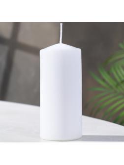 Свеча - цилиндр, 5х12 см белая