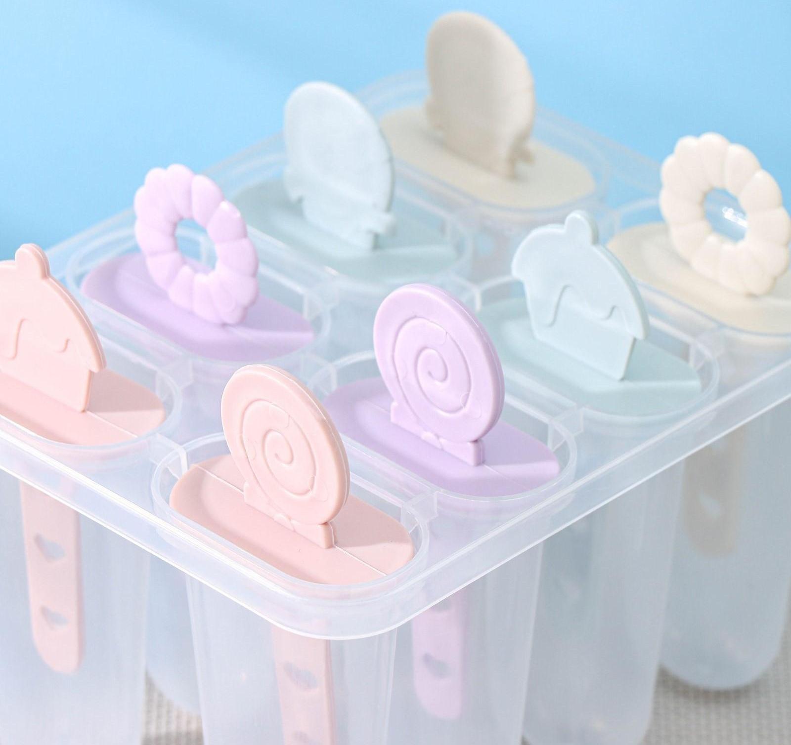 Форма для мороженого «Леденец», 8 ячеек, 15×12×12 см, цвет МИКС