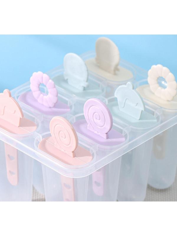 Форма для мороженого «Леденец», 8 ячеек, 15×12×12 см, цвет МИКС