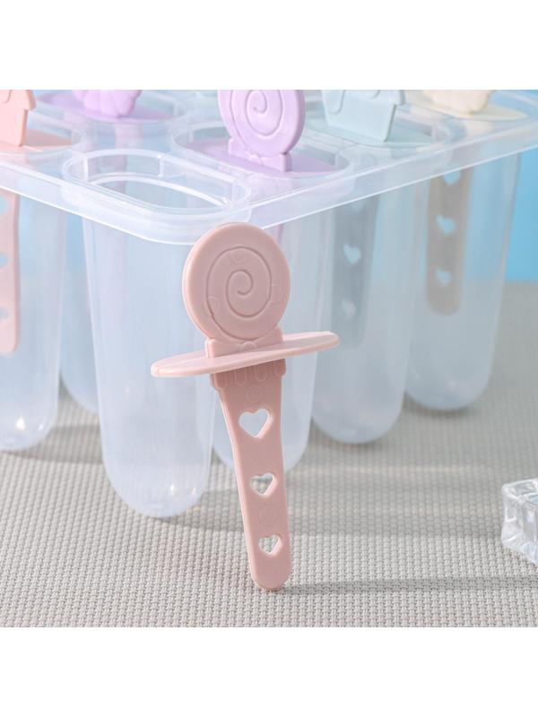 Форма для мороженого «Леденец», 8 ячеек, 15×12×12 см, цвет МИКС