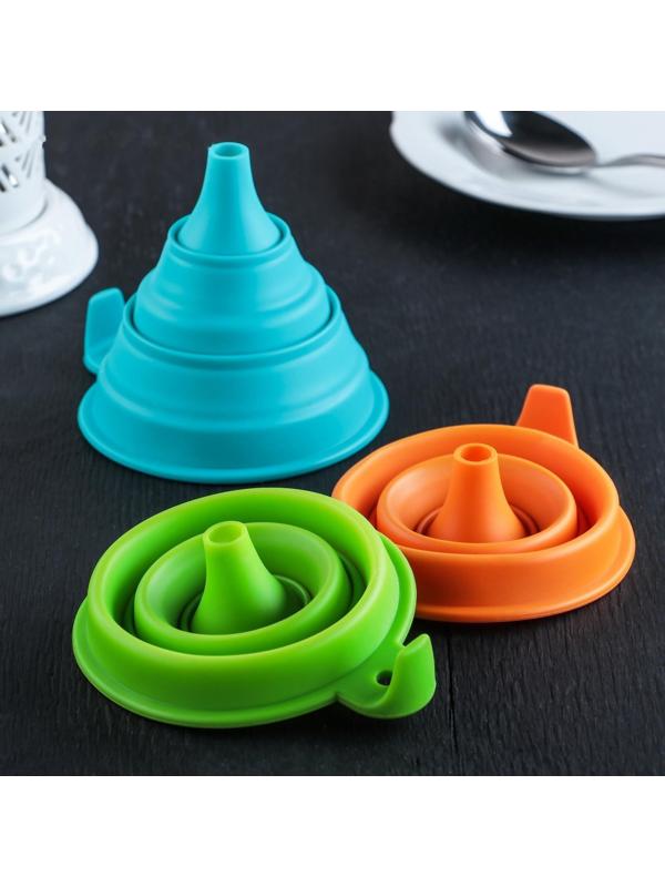 Воронка складная Доляна «Ред», 13,5×10×10 см