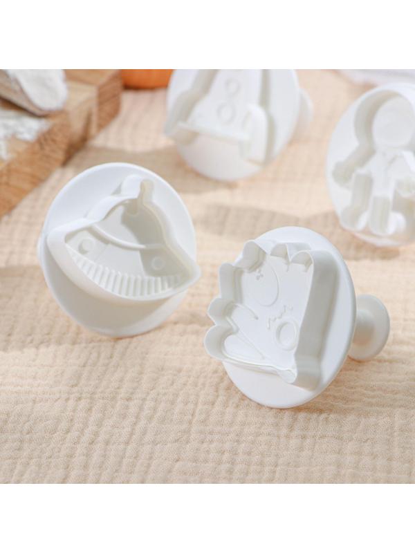 Набор плунжеров кондитерских Доляна «НЛО», 4 шт