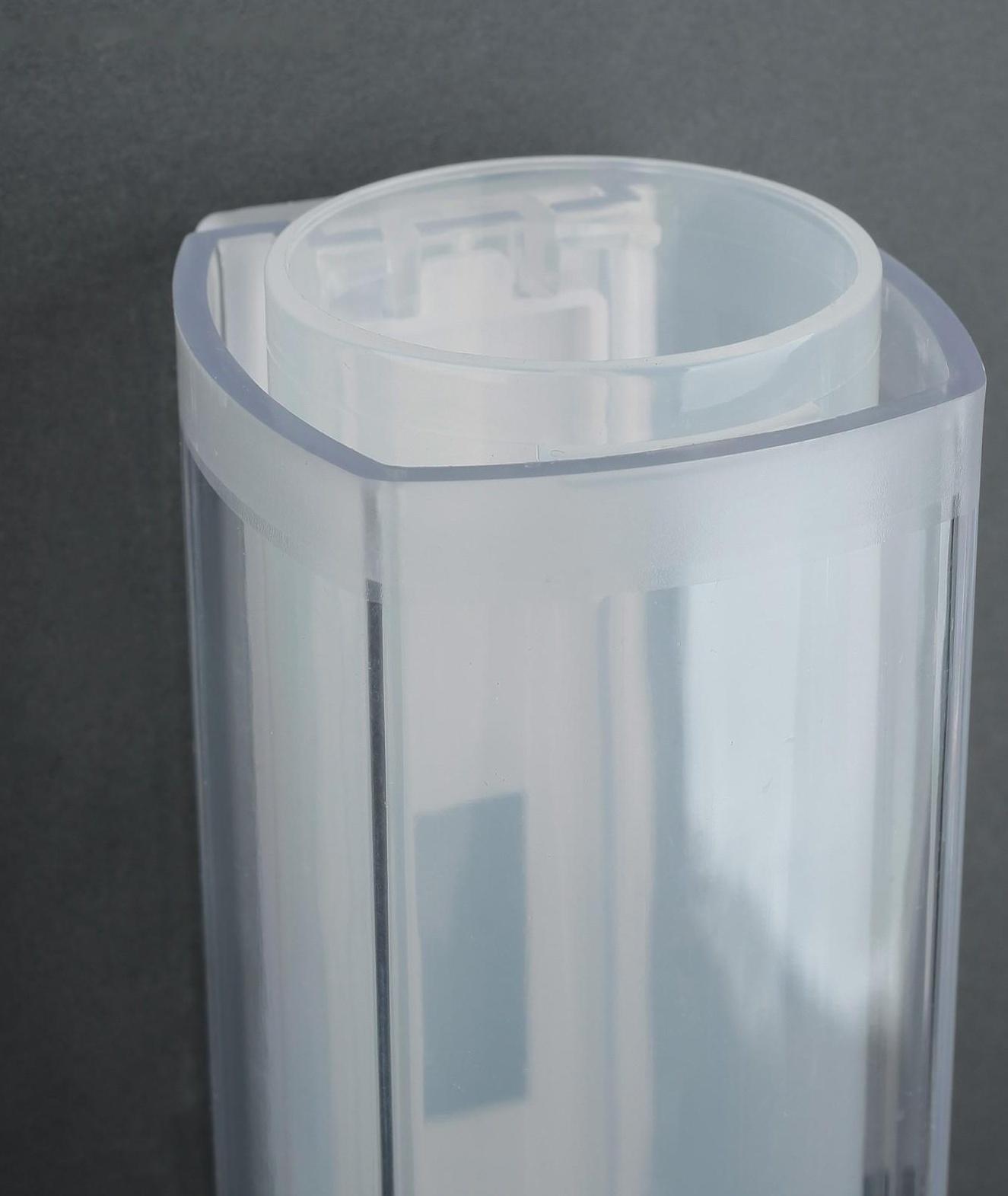 Диспенсер для антисептика или жидкого мыла, механический, 280 мл, пластик, цвет МИКС