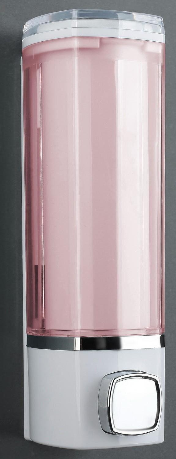 Диспенсер для антисептика или жидкого мыла, механический, 280 мл, пластик, цвет МИКС