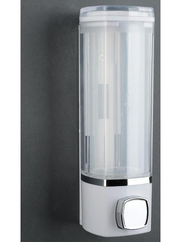 Диспенсер для антисептика или жидкого мыла, механический, 280 мл, пластик, цвет МИКС