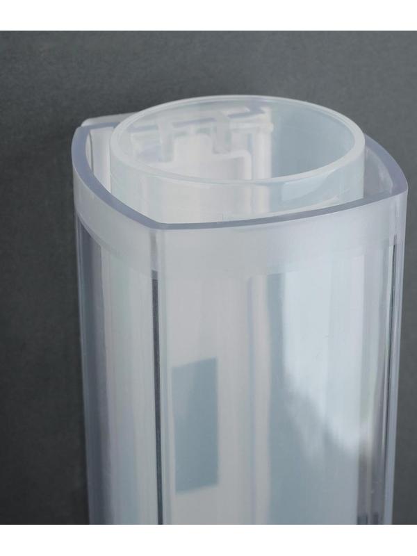 Диспенсер для антисептика или жидкого мыла, механический, 280 мл, пластик, цвет МИКС