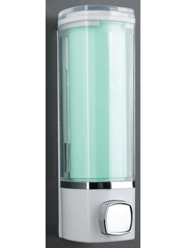 Диспенсер для антисептика или жидкого мыла, механический, 280 мл, пластик, цвет МИКС