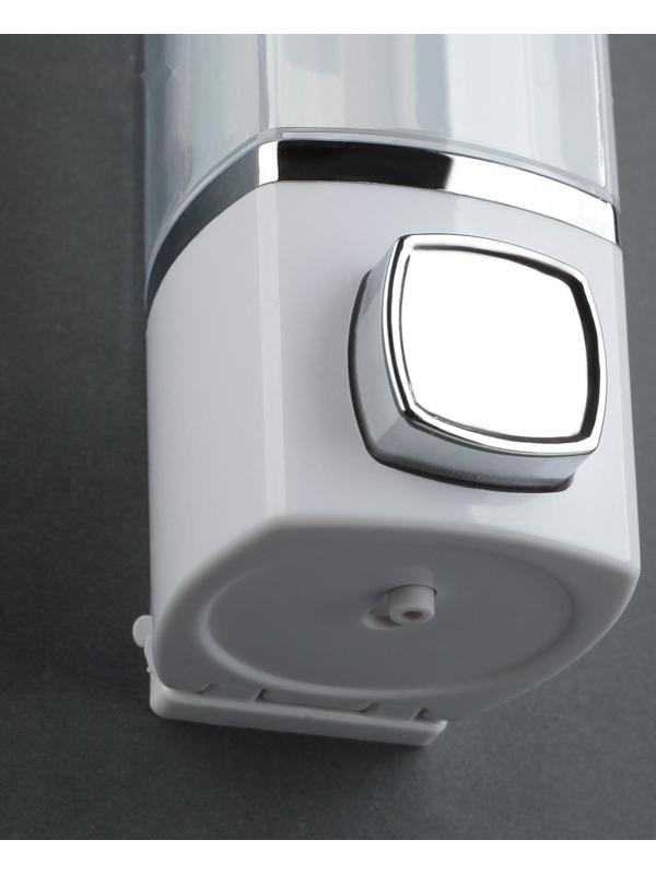 Диспенсер для антисептика или жидкого мыла, механический, 280 мл, пластик, цвет МИКС