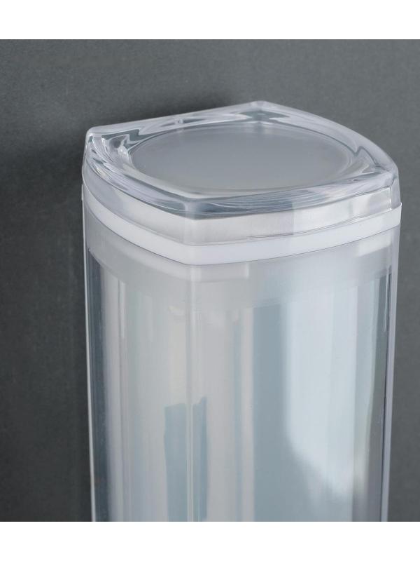 Диспенсер для антисептика или жидкого мыла, механический, 280 мл, пластик, цвет МИКС