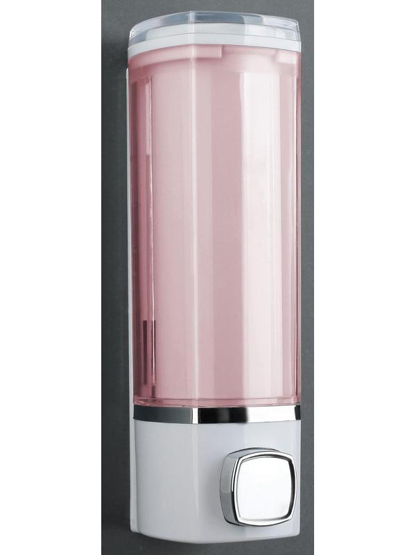 Диспенсер для антисептика или жидкого мыла, механический, 280 мл, пластик, цвет МИКС