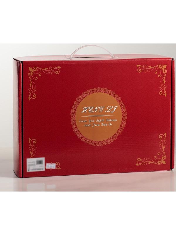 Набор аксессуаров для ванной комнаты «Утиные истории», 4 предмета (дозатор 200 мл, мыльница, стакан, подставка для щёток)