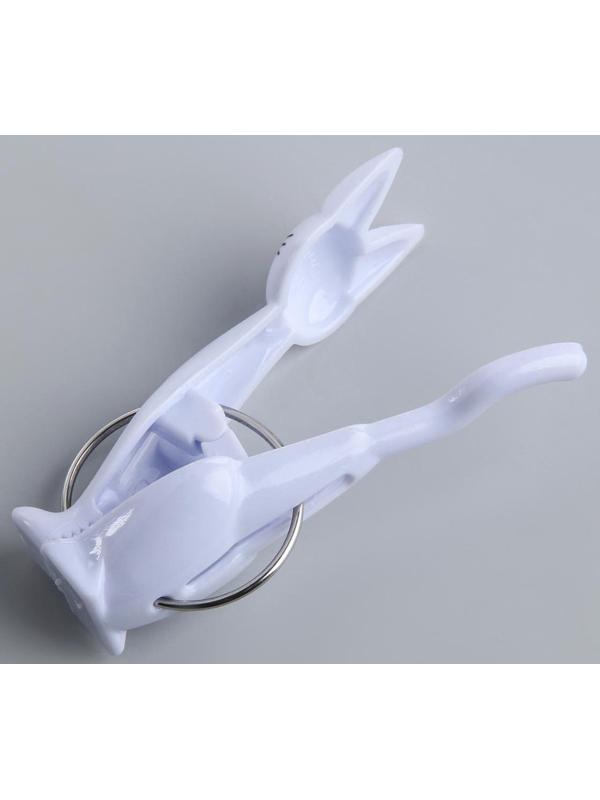 Прищепки бельевые «Коты», 7 см, 4 шт, цвет МИКС