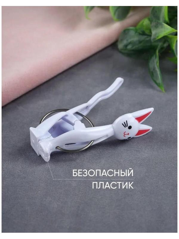 Прищепки бельевые «Коты», 7 см, 4 шт, цвет МИКС