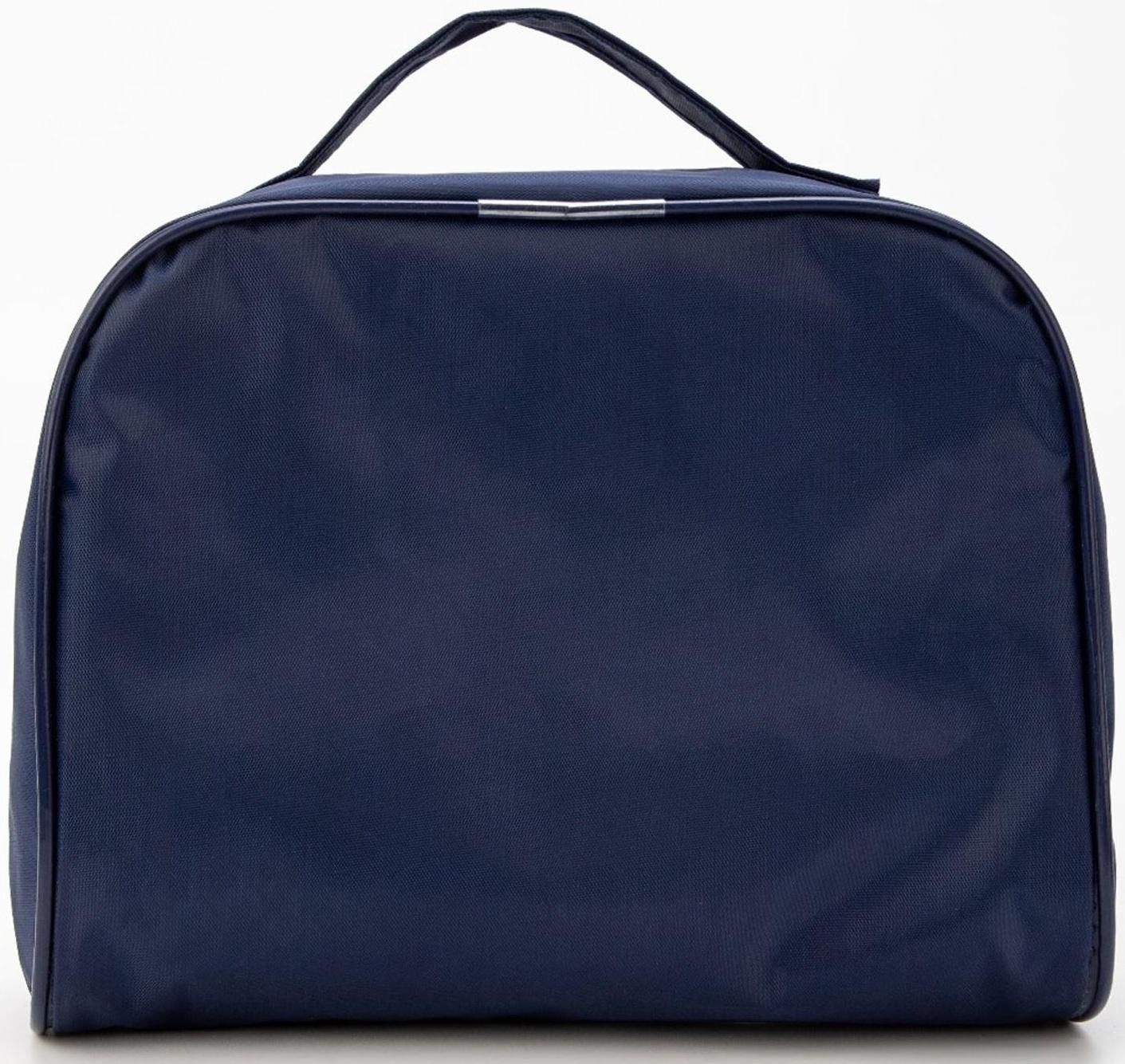 Косметичка на молнии, цвет синий