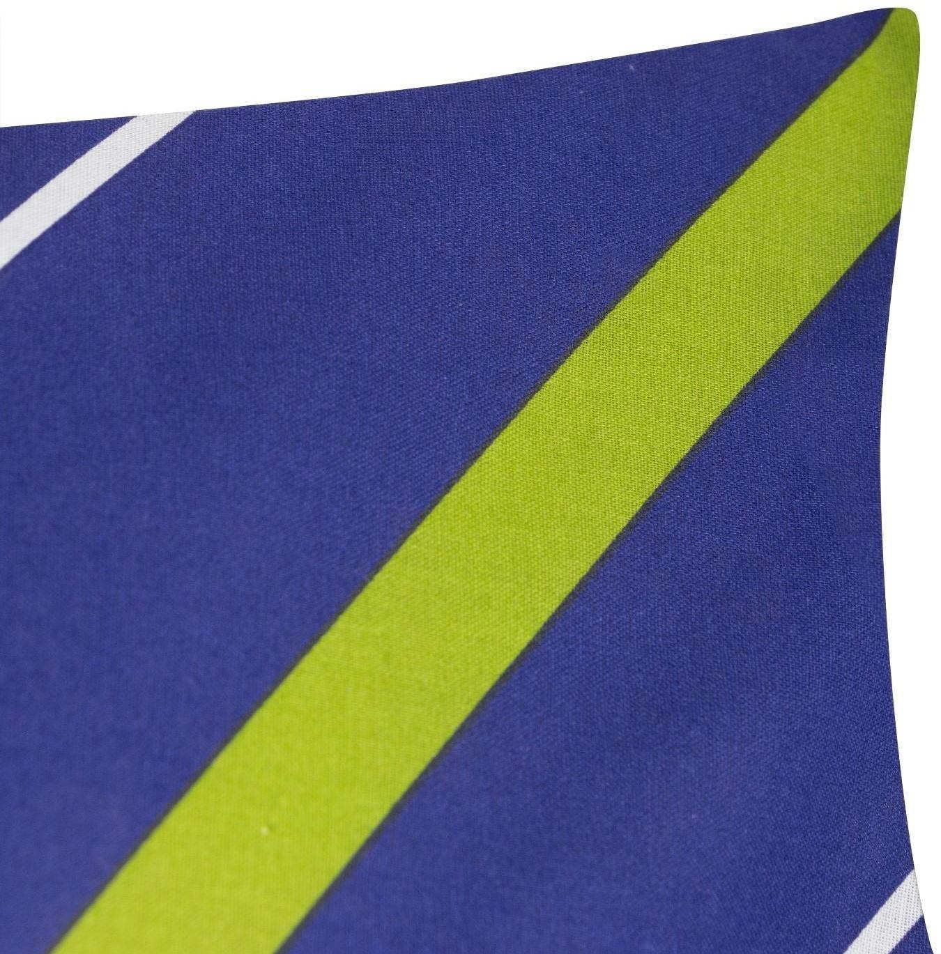 Наволочка Этель «Зелёно-синие зигзаги» 70х70, поплин, 125 г/м2