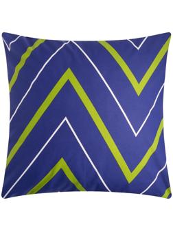 Наволочка Этель «Зелёно-синие зигзаги» 70х70, поплин, 125 г/м2
