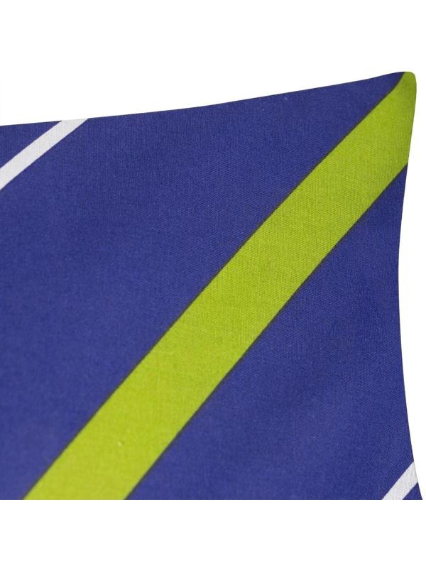 Наволочка Этель «Зелёно-синие зигзаги» 70х70, поплин, 125 г/м2