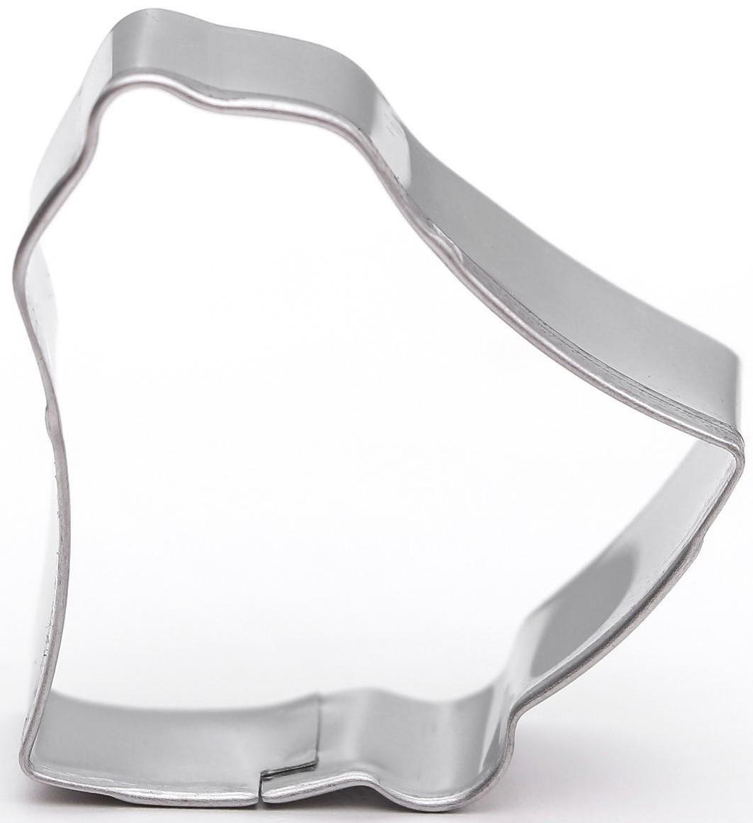 Набор форм для вырезания печенья Доляна «Колокольчик», 3 шт, 6×6 см, цвет хромированный