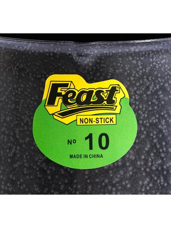 Турка «Корсика», 450 мл, 20×9,5×7,5 см, пластиковая ручка, антипригарное покрытие, цвет чёрный