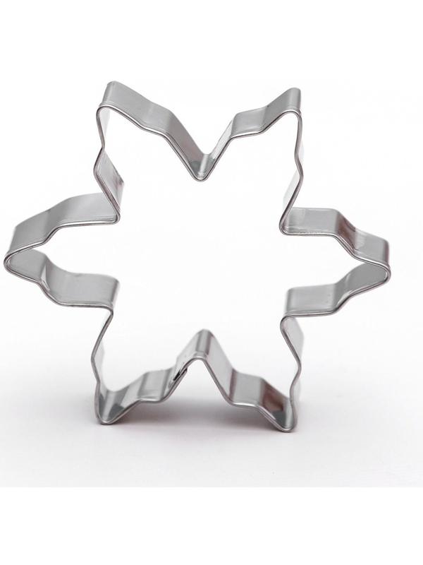 Набор форм для вырезания печенья Доляна «Снежинка. Домик. Колокольчик. Клевер», 4 шт