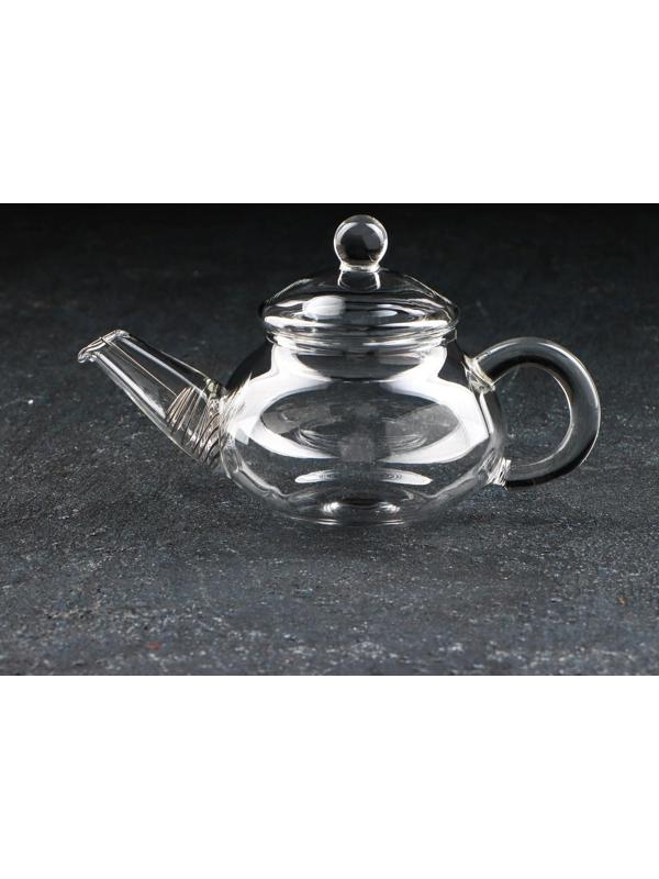 Чайник стеклянный заварочный «Дамбо», 100 мл, металлическое сито