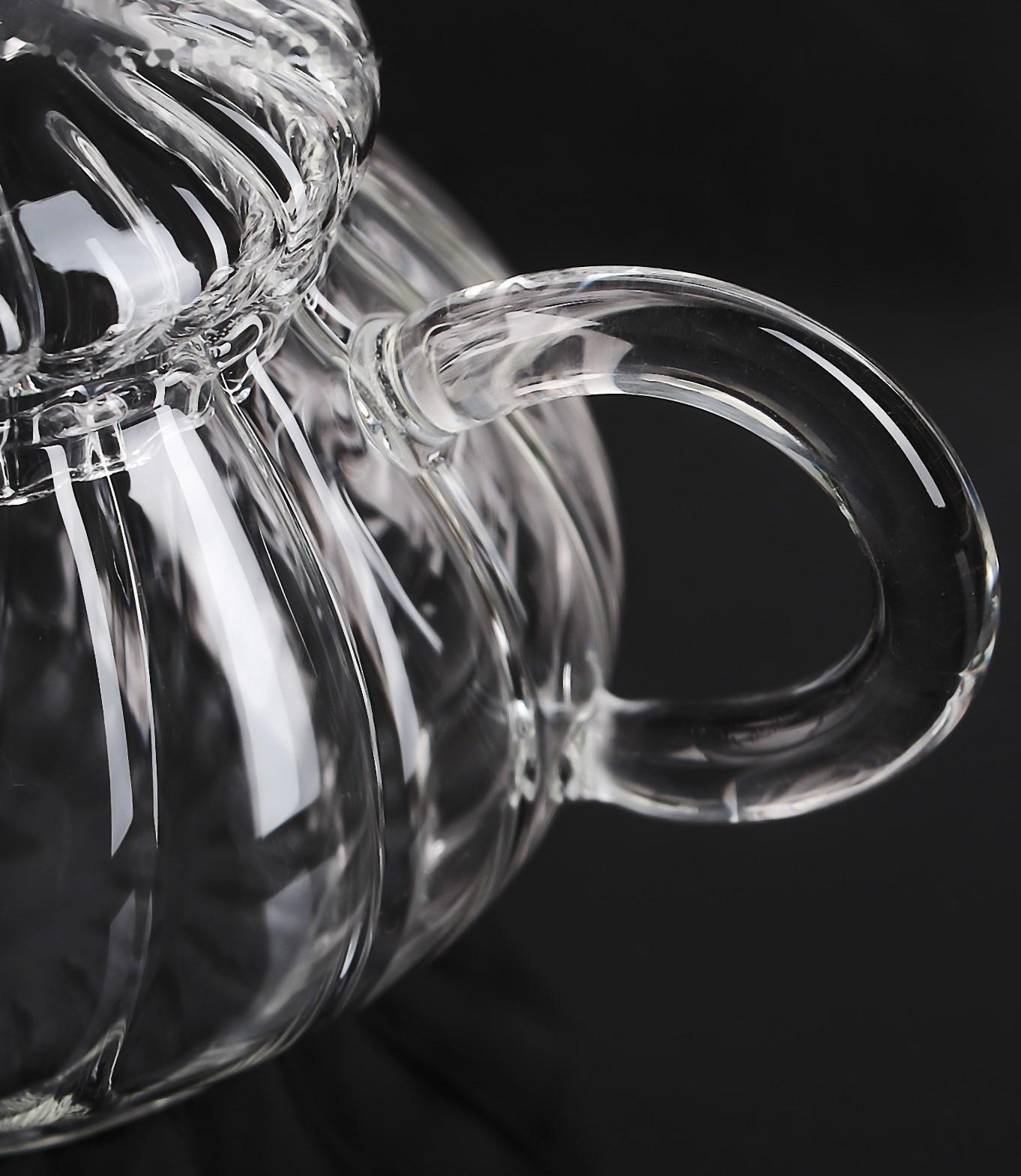 Чайник стеклянный заварочный «Диана», 150 мл, металлическое сито