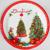 Тарелка бумажная «Ёлка с подарками», набор 6 шт.