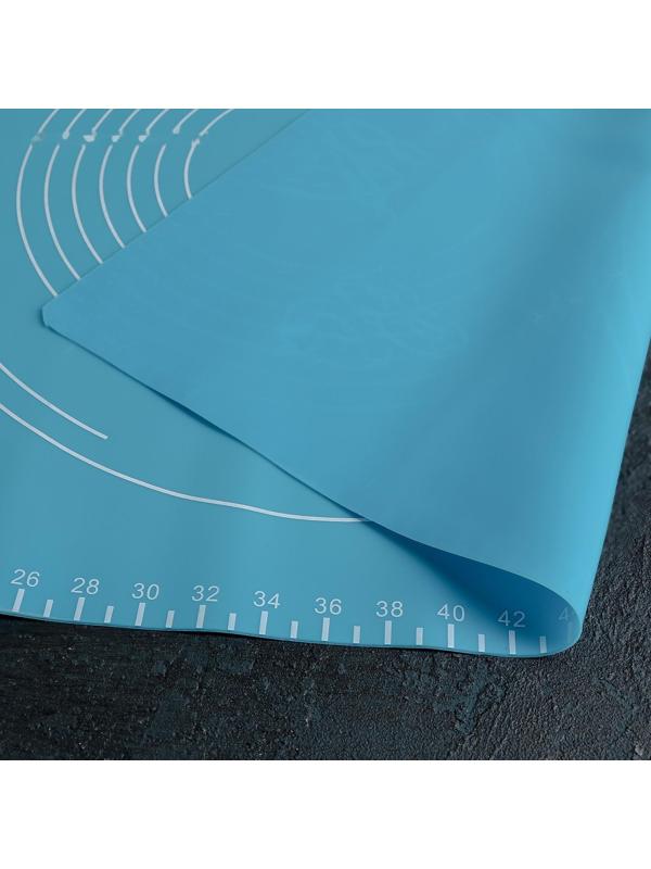 Силиконовый коврик с разлиновкой Доляна «Эрме», 70×50 см, цвет МИКС