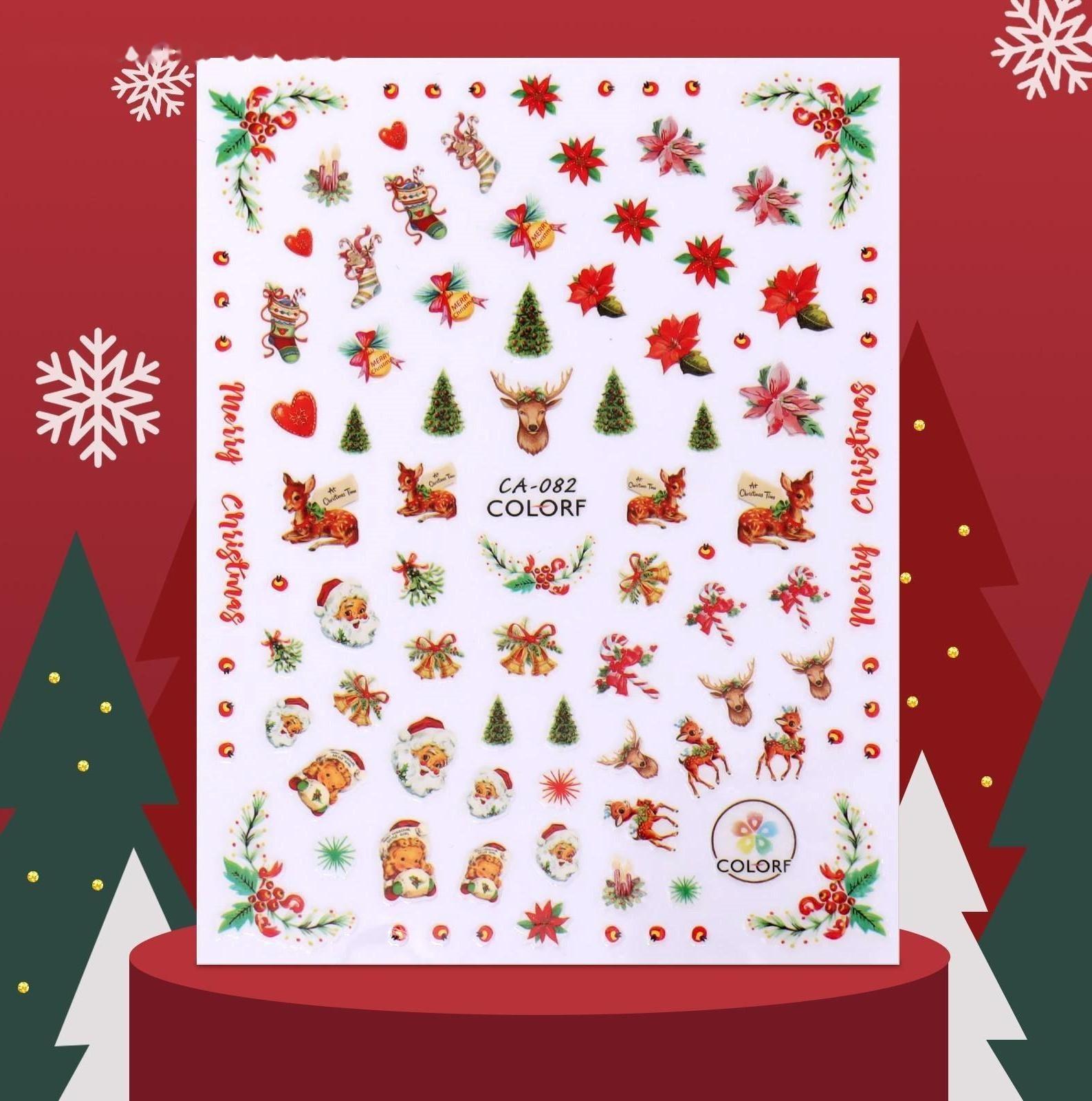 Наклейки для ногтей «Santa Claus»