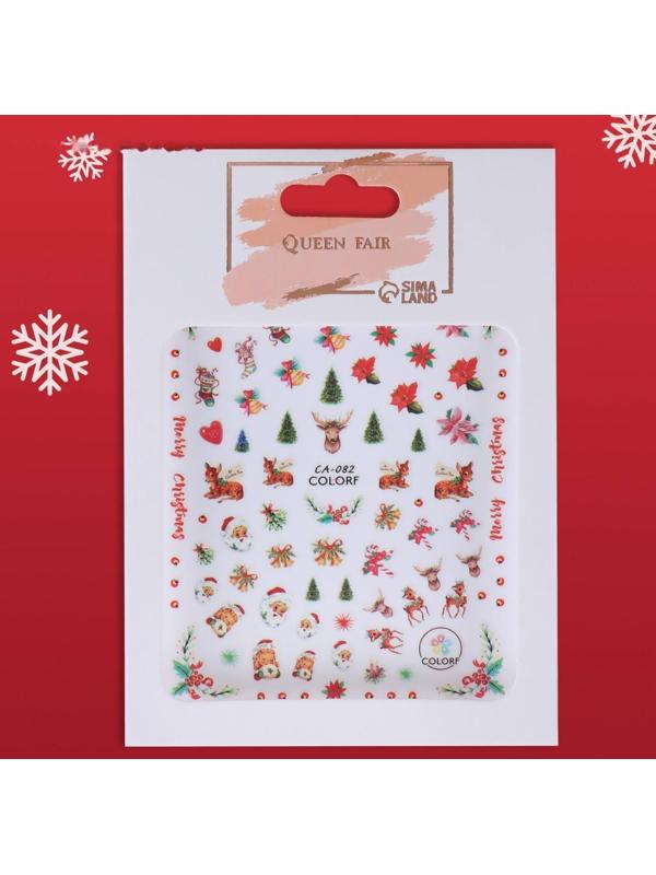 Наклейки для ногтей «Santa Claus»