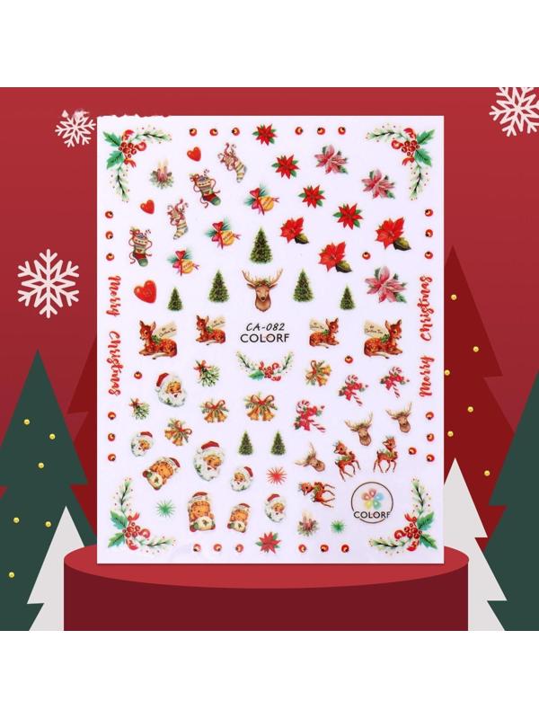 Наклейки для ногтей «Santa Claus»