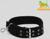 Ошейник четырехслойный с вертлюгом, 80 х 4,9 см, ОШ 64-74 см, полиэстер, чёрный