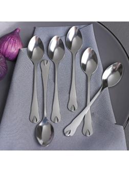 Набор ложек чайных Доляна «Капля», 15 см, 6 шт