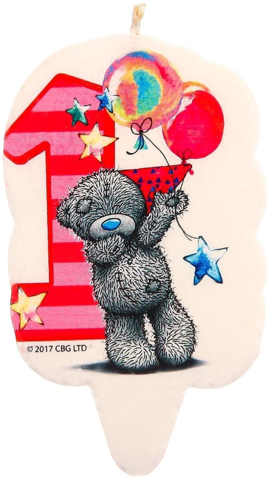 Свеча в торт, цифра 1 Me To You, 5 х 8,5 см