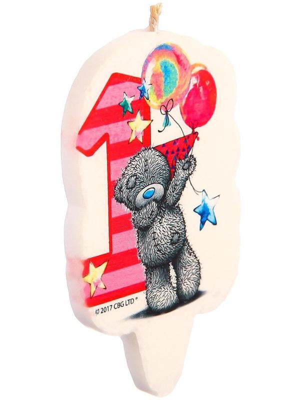 Свеча в торт, цифра 1 Me To You, 5 х 8,5 см