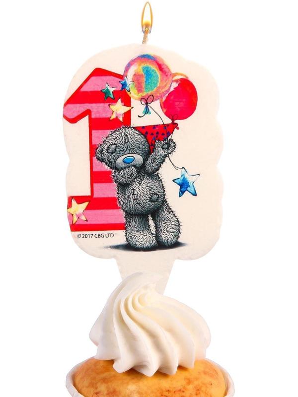 Свеча в торт, цифра 1 Me To You, 5 х 8,5 см