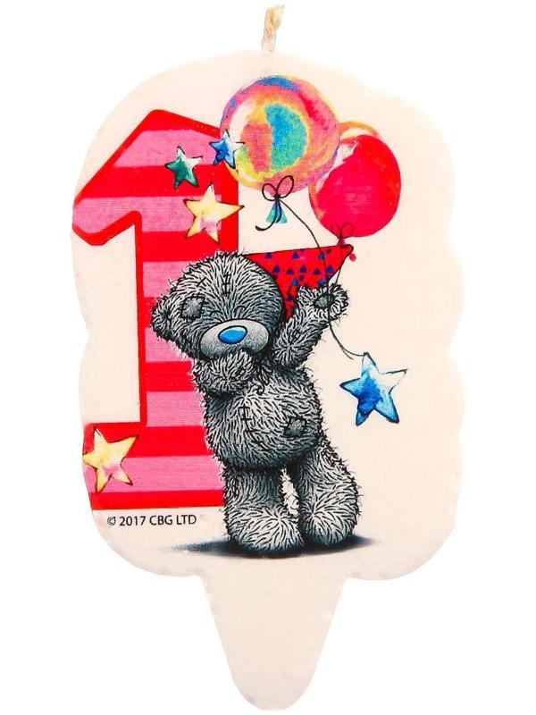 Свеча в торт, цифра 1 Me To You, 5 х 8,5 см