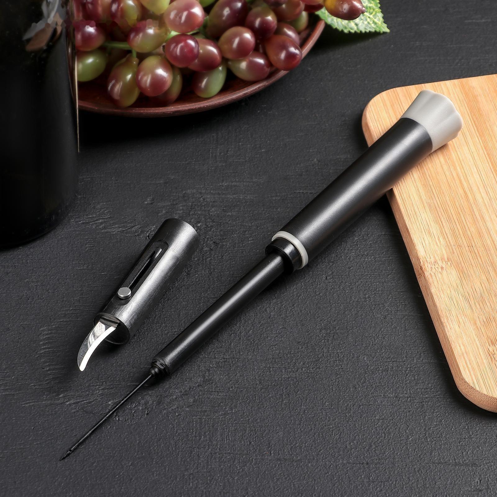 Штопор вакуумный «Умница», 19 см