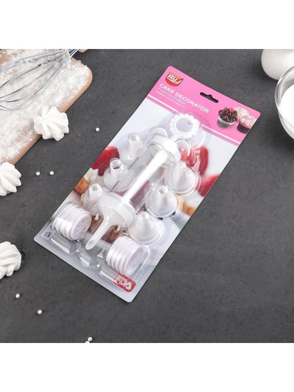 Шприц кондитерский, 24×11,5 см, 17 насадок d=4 см