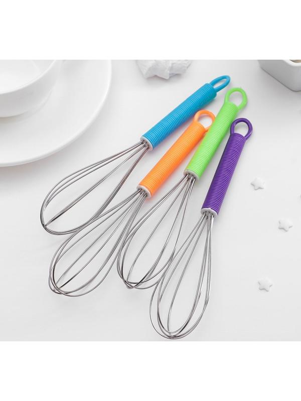 Венчик для взбивания Доляна «Экспресс», 17 см, цвет МИКС