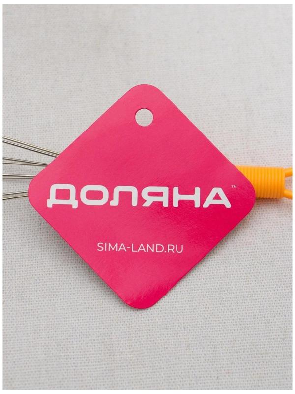 Венчик для взбивания Доляна «Экспресс», 17 см, цвет МИКС