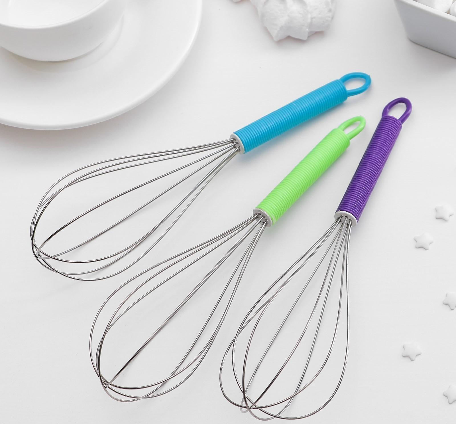 Венчик для взбивания Доляна «Экспресс», 20 см, цвет МИКС