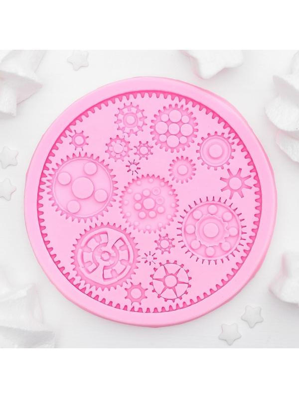 Молд «Шестерёнки», 10,5×10,5 см