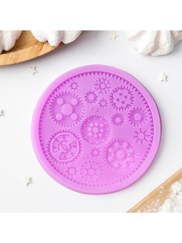 Молд «Шестерёнки», 10,5×10,5 см