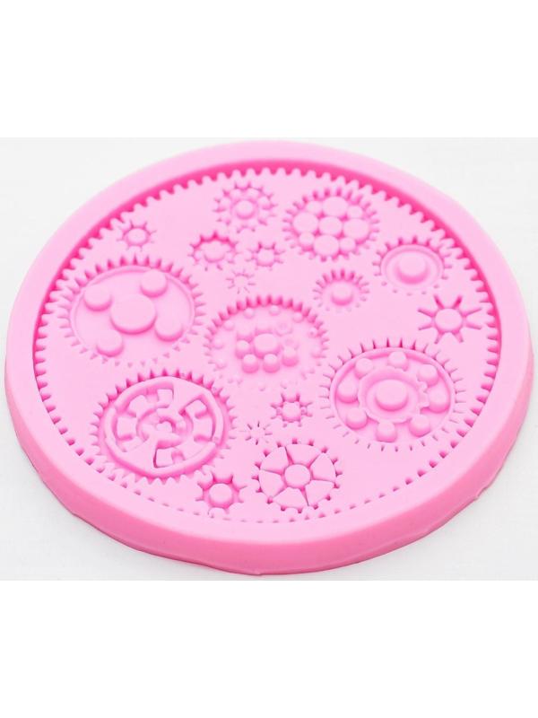 Молд «Шестерёнки», 10,5×10,5 см