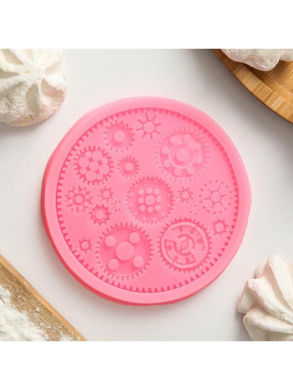 Молд «Шестерёнки», 10,5×10,5 см