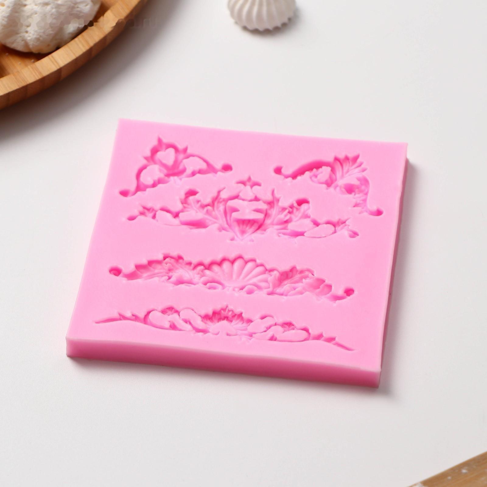 Молд «Вензеля, лепнина», 10,5×10,5×0,7 см, цвет МИКС