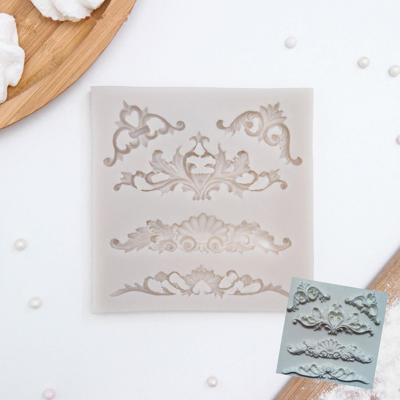 Молд «Вензеля, лепнина», 10,5×10,5×0,7 см, цвет МИКС