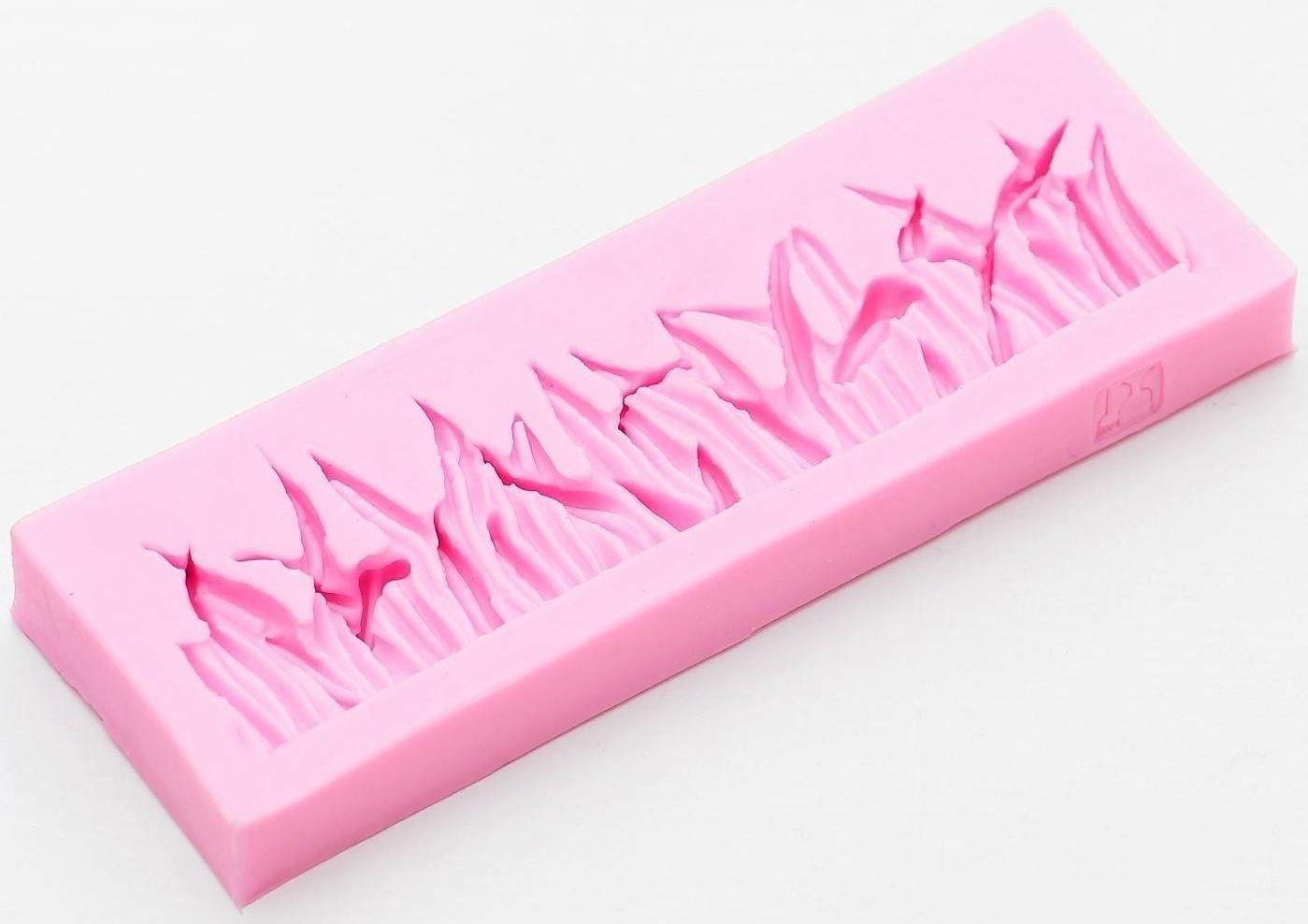 Молд «Травка», 12×4 см, цвет МИКС