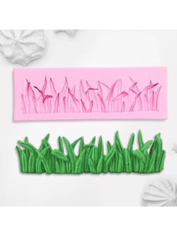 Молд «Травка», 12×4 см, цвет МИКС